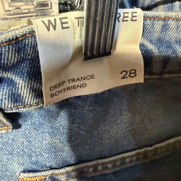 Free People We the Free Deep Trance Dropped Boyfriend Jeans - Picture 9 of 11